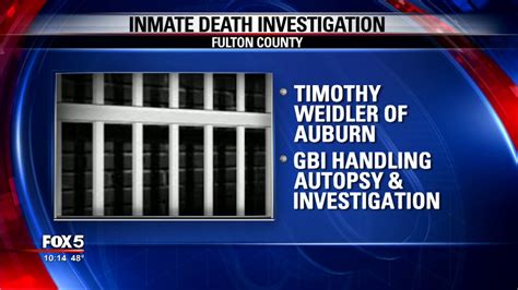 Fulton County Jail Inmate Death Youtube