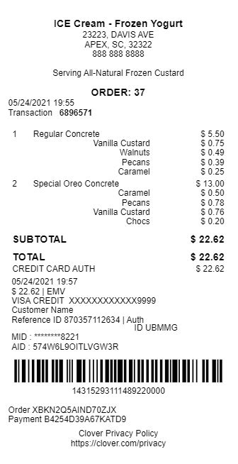 Free Receipt Template Choose The Food Receipt Template And Create A