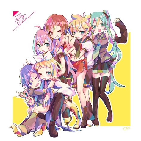 The Vocaloid Famliy Vocaloid Vocaloid Characters Anime