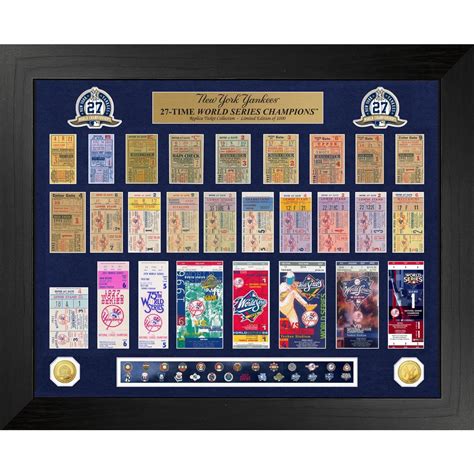 28.49% as of jul 2019. Officially Licensed MLB WS Gold Coin & Ticket Collection - Yankees - 8421246 | HSN