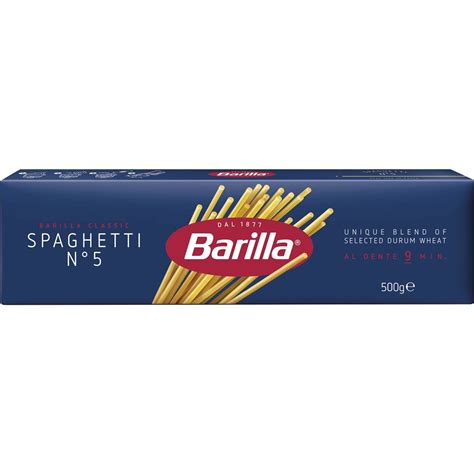 Barilla Pasta Spaghetti 500g Woolworths