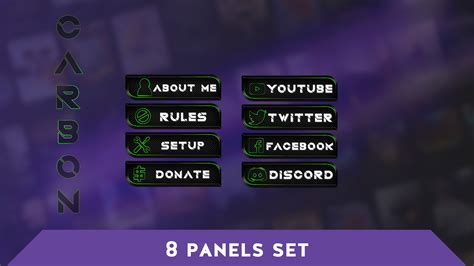 See more ideas about twitch, overlays, paneling. "Carbon" - Screens, Overlay & Panels for Twitch - StreamDesign
