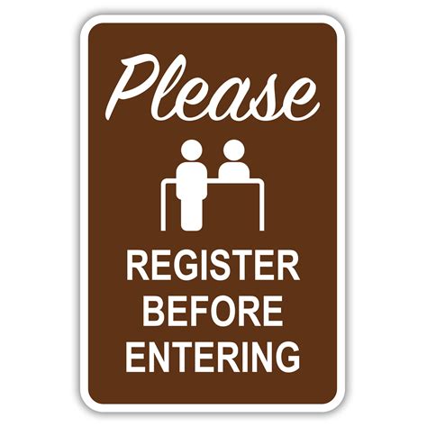 Please Register Before Entering American Sign Company