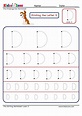 Letter D Tracing Worksheet - Different sizes - KidzeZone