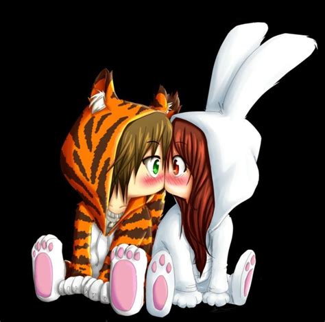 Tiger And Bunny Animated Cute Couple Tiger And Bunny Bunny Drawing