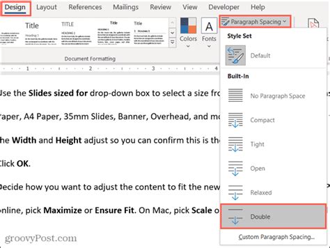 How To Double Space In Microsoft Word