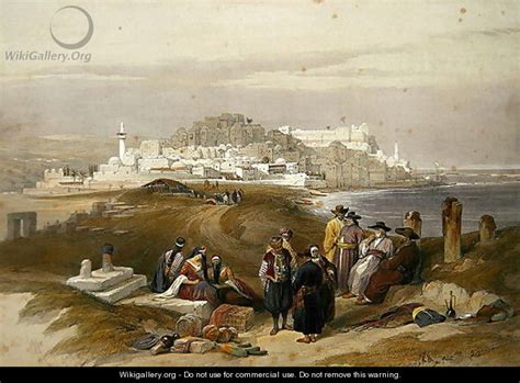 Jaffa Ancient Joppa April 16th 1839 Plate 61 From Volume Ii Of The