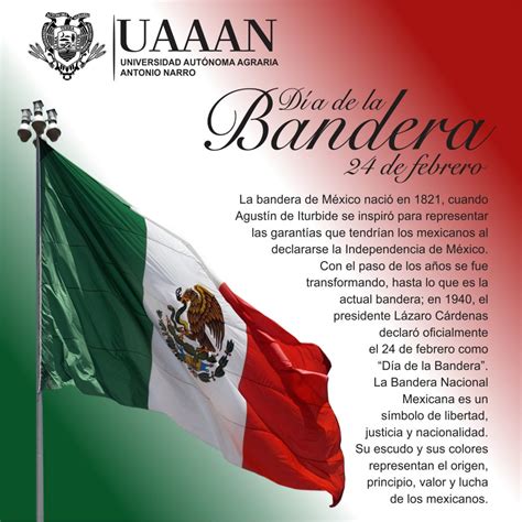 24 De Febrero Día De La Bandera Universidad Autonoma Agraria Antonio