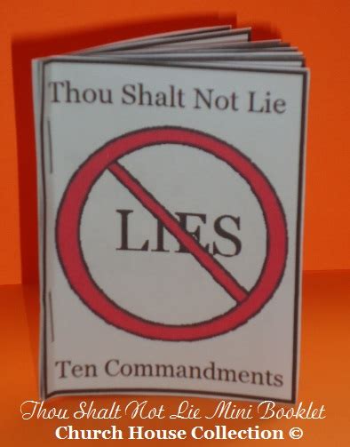 Enter your details below to receive a free printable bible lesson every friday to use with your under 5s. Church House Collection Blog: "Thou Shalt Not Lie" Ten ...