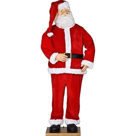 Life Size Animated Santa With Realistic Face Christmas Decor Over 55