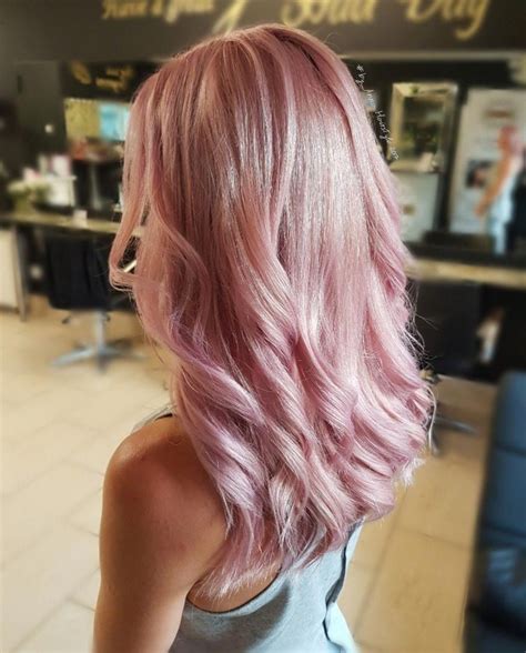 Soft Rose Gold Hair Colour Nice Rose Hair Color Hair Color Rose