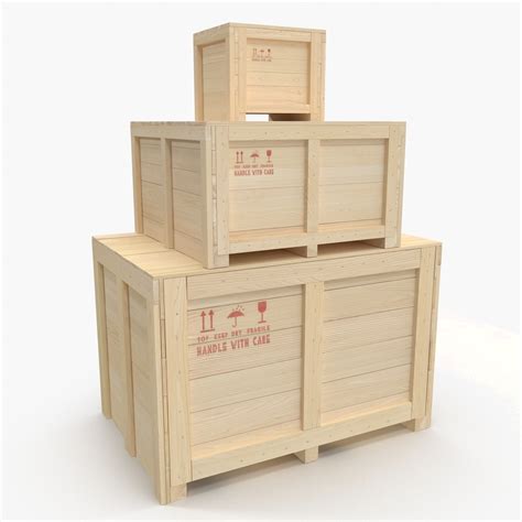 Wooden Shipping Crates 3d Max