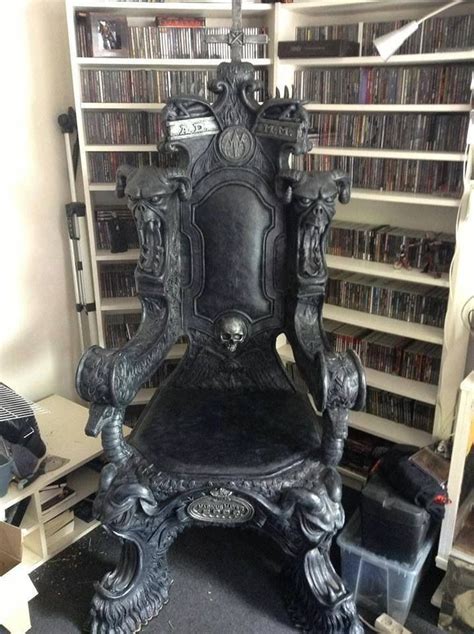 Outdoor & sporting goods company. Badass Chair | Gothic chair, Gothic furniture, Gothic home ...