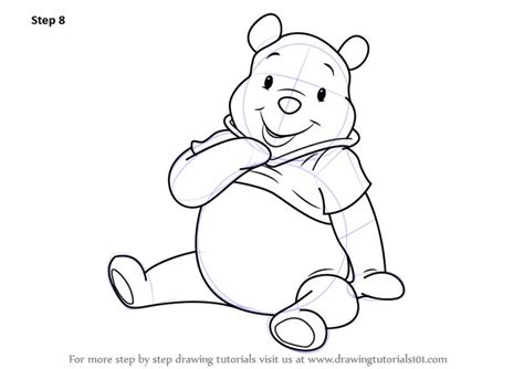 Learn How To Draw Pooh The Bear From Winnie The Pooh Winnie The Pooh Step By Step Drawing