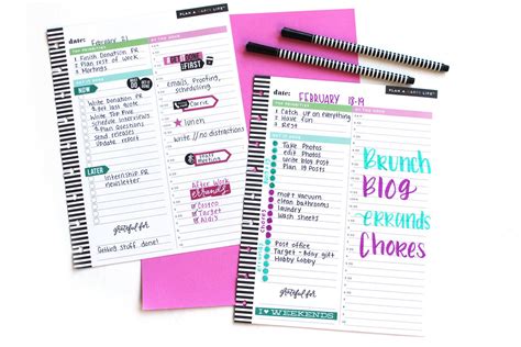 Two Ways To Fill Out A Happy Planner® Daily Sheet By Mambi Design Team