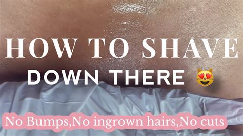 Feminine Hygiene Tips 🚺 How To Shave Down There Without Getting