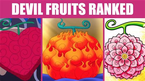 The Definitive Devil Fruit Tier List Youtube