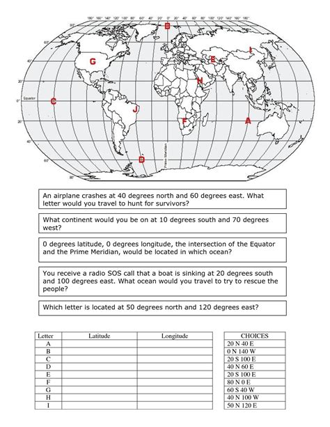 Geography Worksheets 7th Grade Thekidsworksheet
