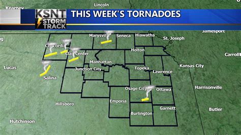 Five Tornadoes Reported This Week In Central And Eastern Kansas