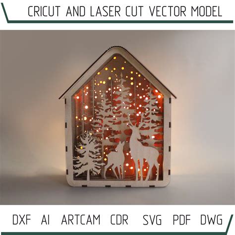 Drawing & Illustration Digital Lightbox Svg Dxf Ai File for Laser
