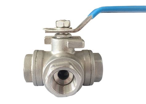 Cahaya Tipe 1 Inch Tiga Way 1000 Wog Ball Valve 304 Stainless Steel