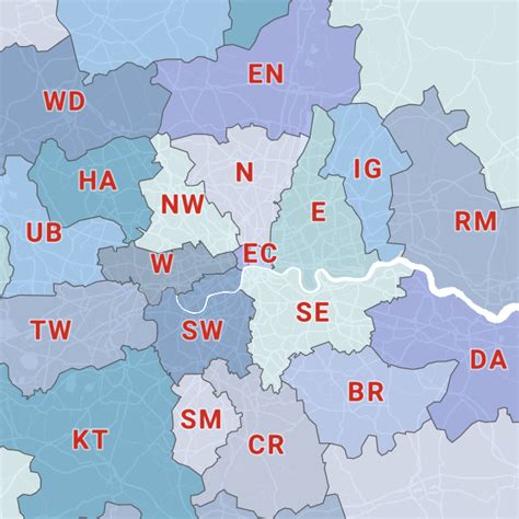 Overview Of Our Postcode Maps Maproom