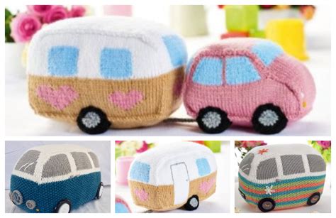 You can literally give your knit a little bit of fresh air by hanging or laying it outside for a couple of hours. Knit Car Caravan Toy Set Free Knitting Pattern