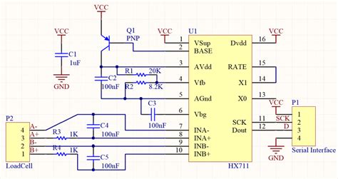 Circuit Diagram For The Strain Gauge Load Cell Showing The Wheatstone