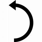 Curved Symbol Icons Freccia Simbolo Icon Links