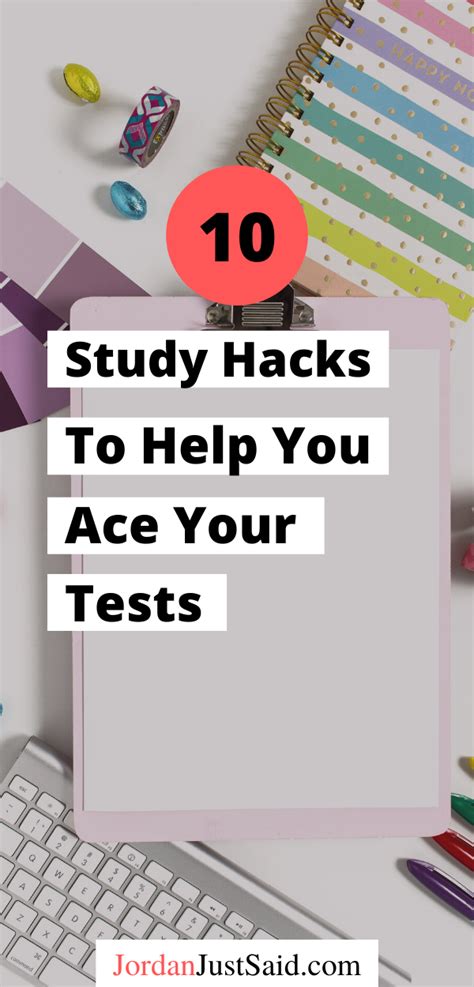 Study Hacks To Help You Ace Your Tests Effective Study Tips Study