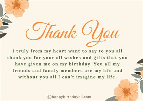 100 Emotional Thank You Messages For Birthday Wishes