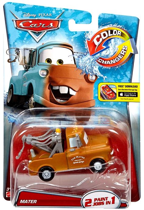Disney Pixar Cars Color Changers Mater Brown 155 Diecast Car Mattel