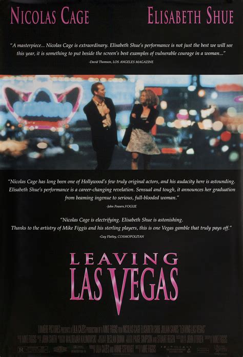 Leaving Las Vegas Original 1995 Us One Sheet Movie Poster