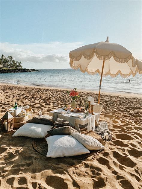Verified Magical Picnics In Maui With Our Stone Beach Umbrella Image