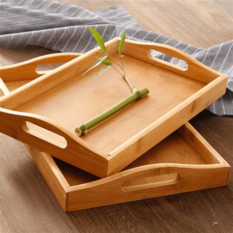 Buy Set Of 3 Bamboo Serving Trays Best Price In Pakistan November