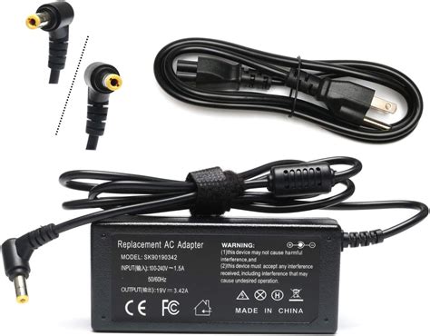 19v Ac Adapter Power Cord For Hp Pavilion Monitor 20 215