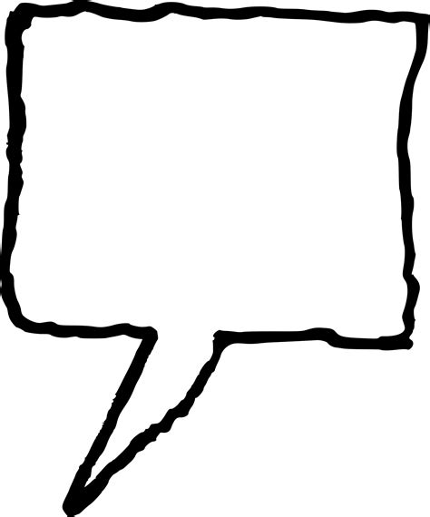 9 Hand Drawn Speech Bubble PNG Transparent OnlyGFX