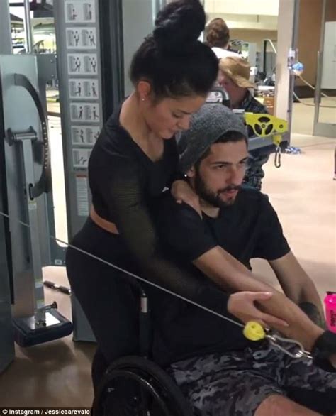 Fitness Stars Videos With Paralyzed Boyfriend Goes Viral Daily Mail