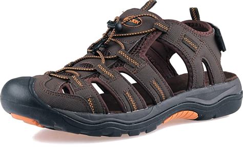 Grition Mens Closed Toe Sandals Outdoor Hiking Sport Water