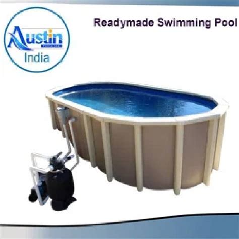 Blue Frp Prefabricated Swimming Pool For Residential Dimension 16x10