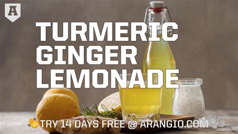 Turmeric Ginger Lemonade Recipe Joseph Arangio
