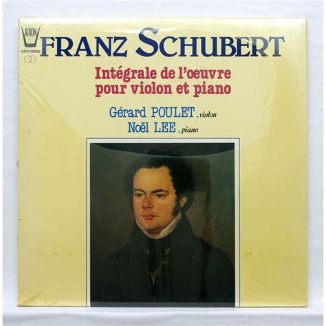 Schubert Complete Works For Violin And Piano Gerard Poulet Noël Lee Lp箱入りセット 売り手