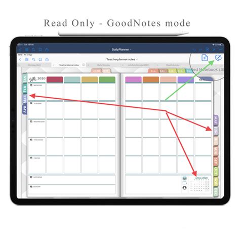 How To Navigate Using Hyperlinks In Goodnotes — Ipad Planner