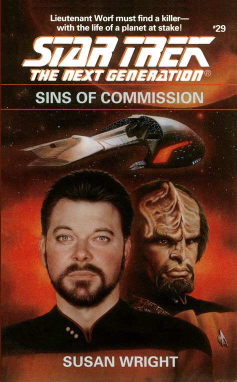 Star Trek The Next Generation Sins Of Commission Book By Susan