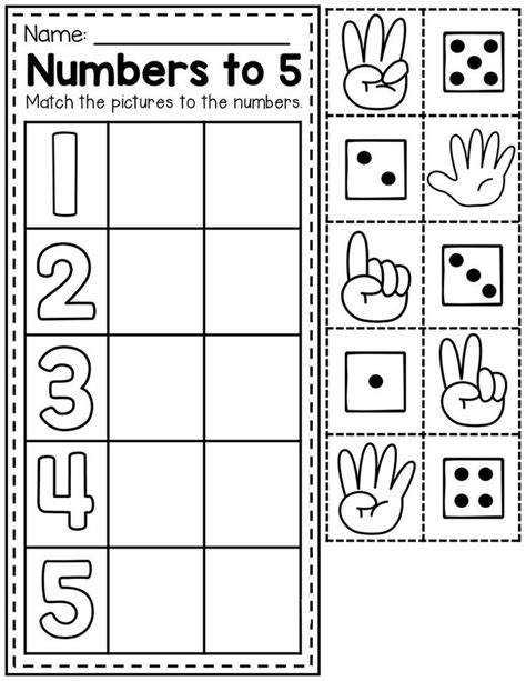 Numbers Review Worksheets For Preschool