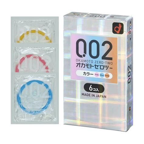 Okamoto Unified Thinness 0 02 3 Colors Japan Edition 6 Pack Condom Lazada Ph