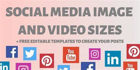 Your Definitive Guide To Social Media Image Sizes