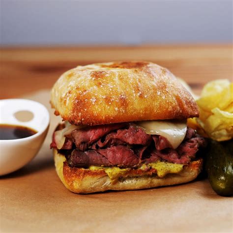 To bake the sandwiches, put them on a baking sheet in a 350. Shaved Beef Sandwiches with Mustard | Recipe | Beef sandwich, Shaved beef recipe, Roast beef recipes