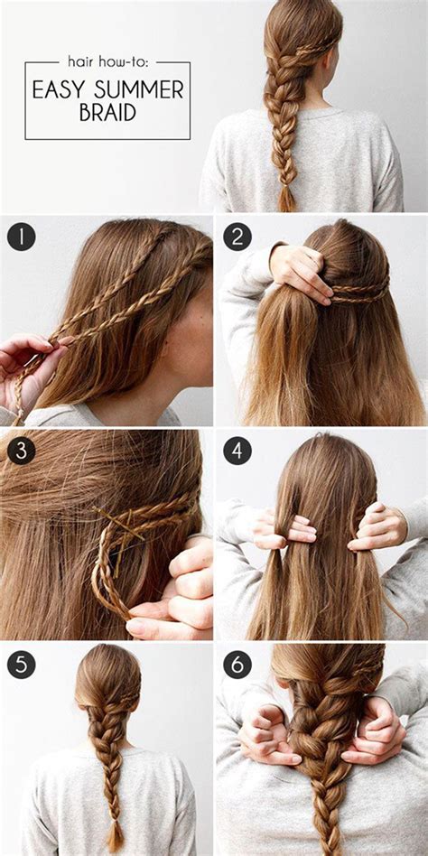 Simple Cute Hairstyles 15 Super Easy Hairstyles For Lazy Girls Who