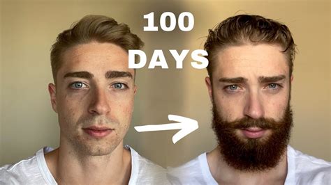 100 Days Of Beard Growth Time Lapse YouTube